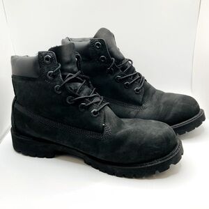 Timberland Waterproof Black Ankle Women Lace-up Boots Size 6.5